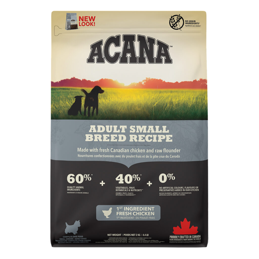 ACANA+Dog+Adult+Small+Breed+Recipe+Front+2kg+EMEA+APAC+Canada+English copy