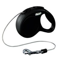 FLEXI NEW CLASSIC 0-XS ČRN/3m-vrvica-8kg