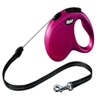 FLEXI NEW CLASSIC 1-S RDEČ/5m-vrvica-12kg