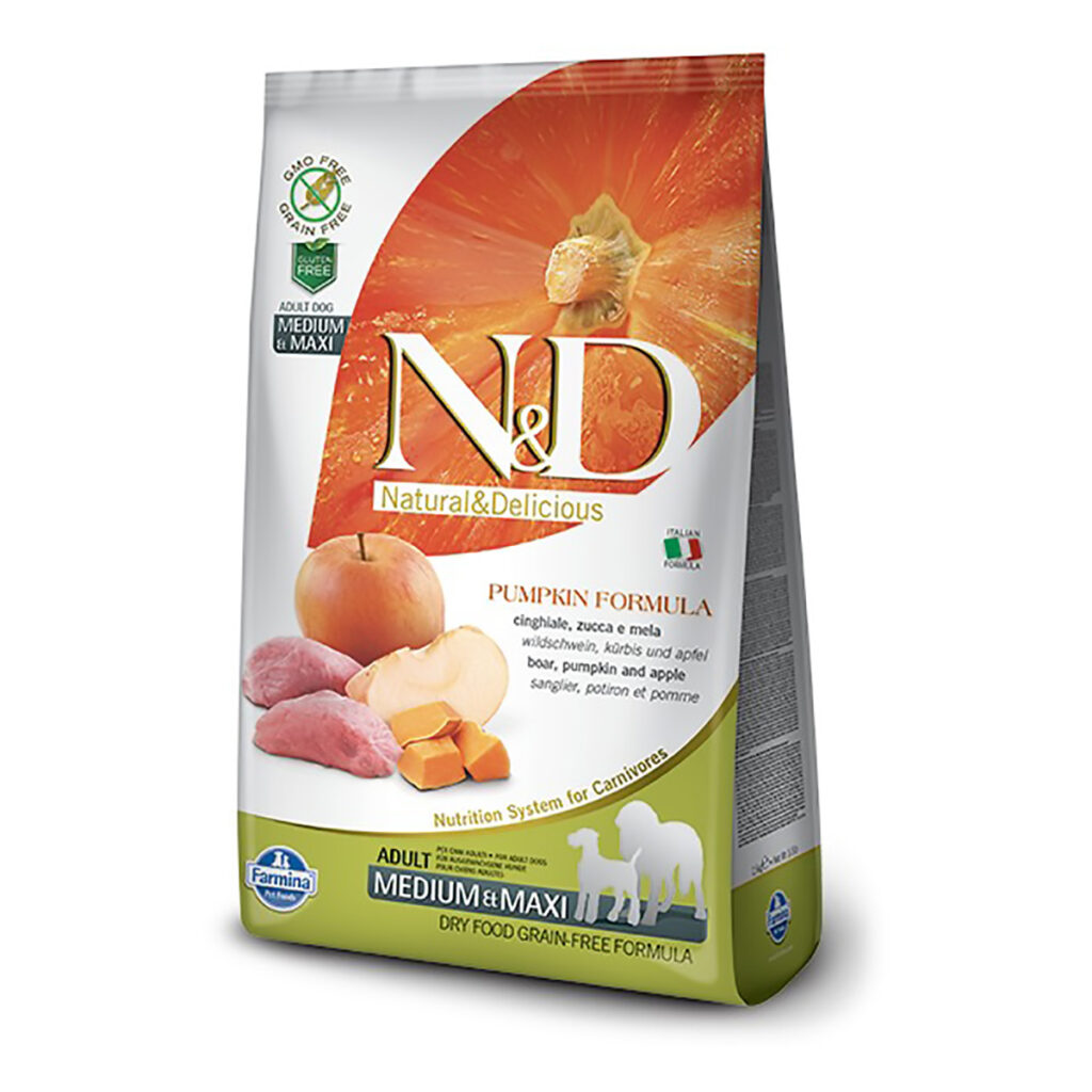 N&D Pumpkin – Divji Prašič Adult Medium/Maxi