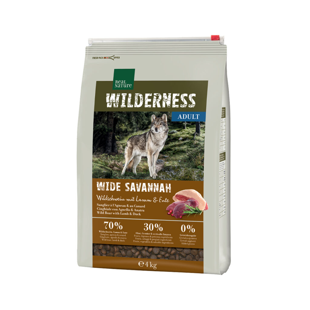 Real Nature Wilderness Adult vepar, Jagnjetino i patka 4 kg copy