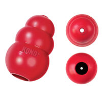 XS-Size-KONG-Classic-Dog-Chew-Toy-Collection-Up-to-5lbs-2kg-Rubber-Gourd-Bite-Leakage