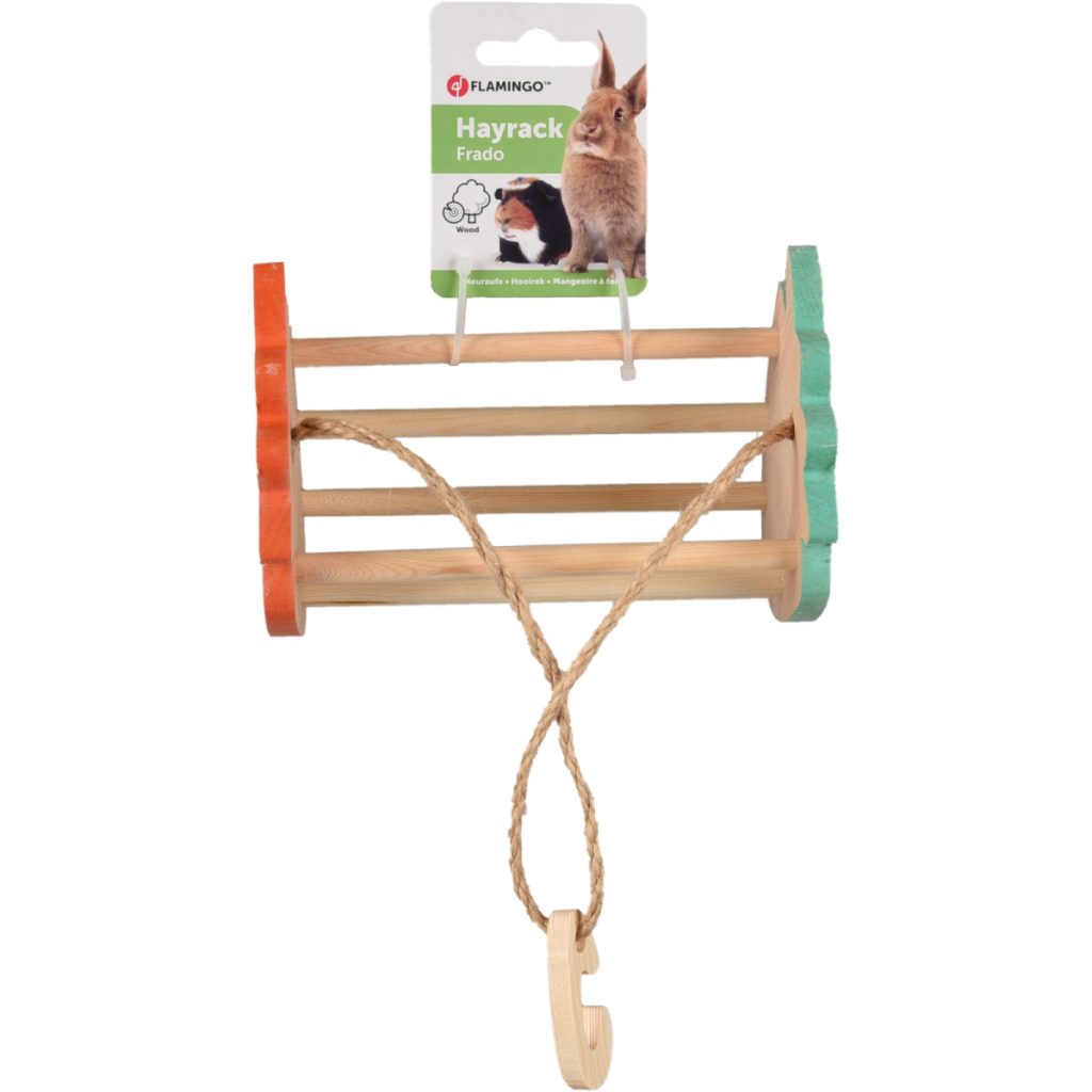 Flamingo FRADO jasli za seno za glodavce