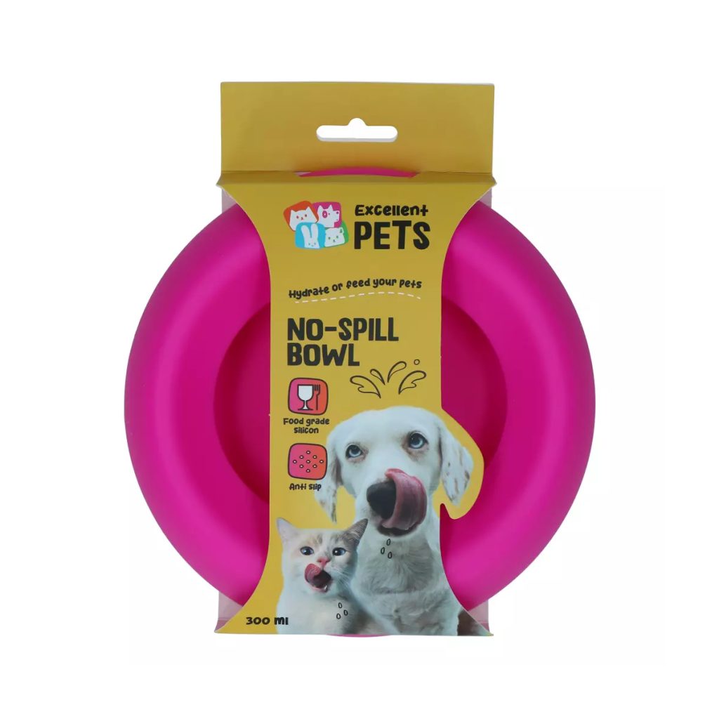 Excellent Pets No-Spill Bowl roza
