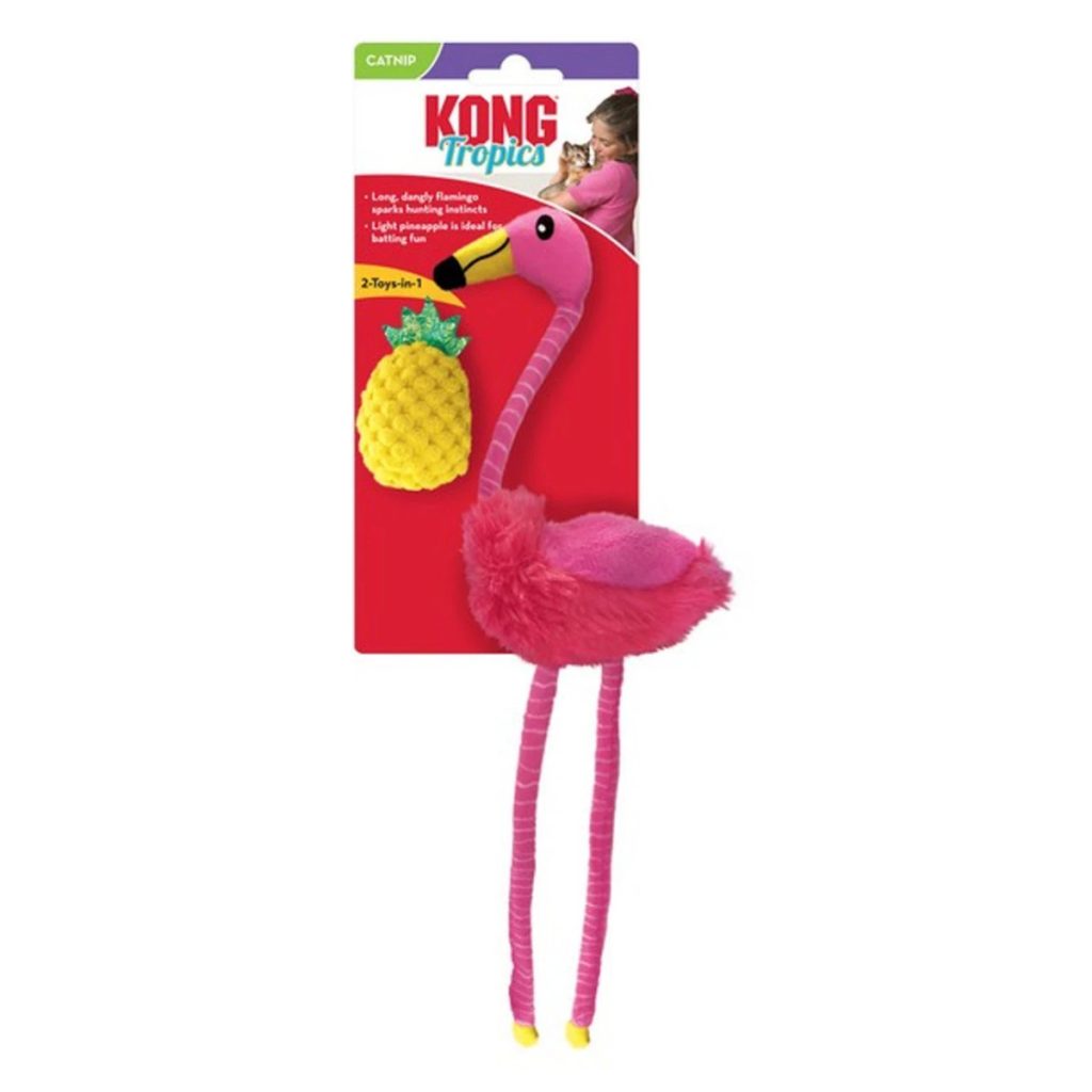 KONG Tropics Flamingo igrača za mačke