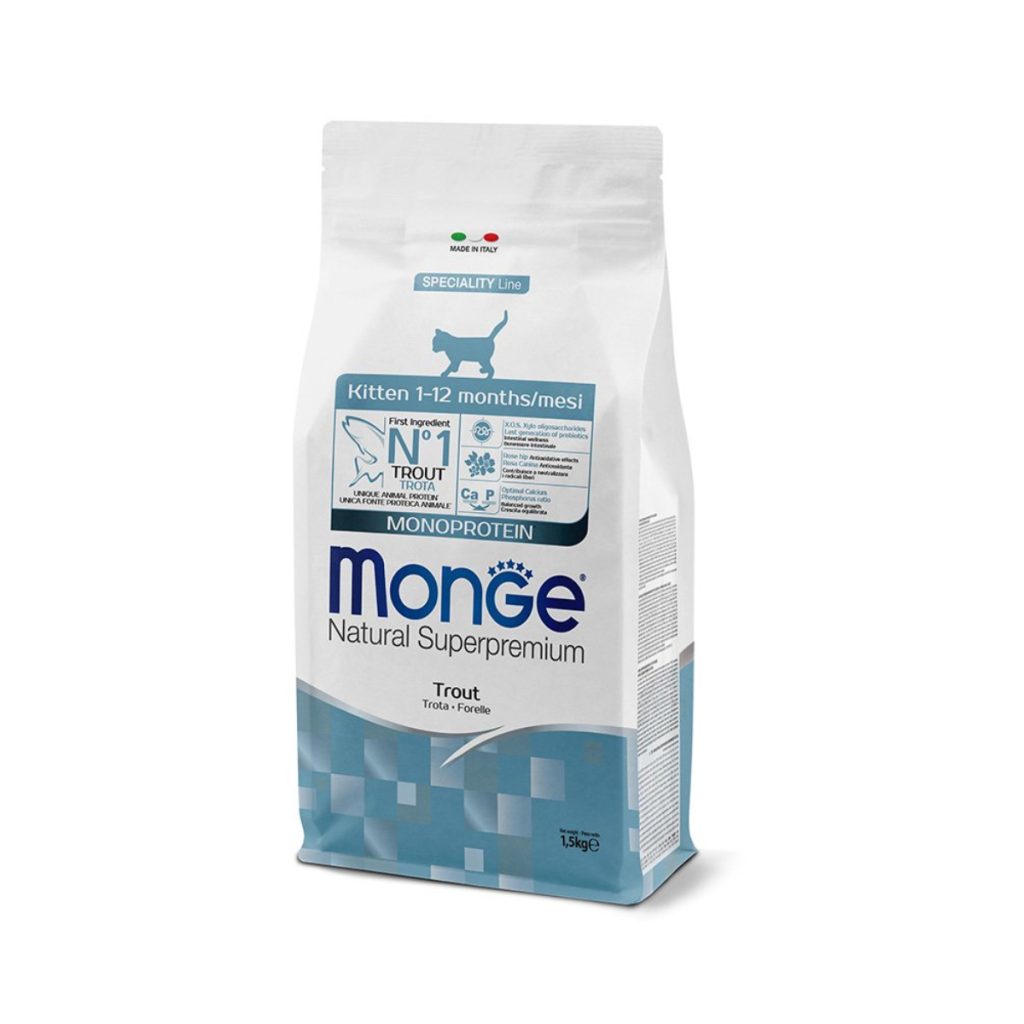 Monge Cat Monoprotein Kitten Postrv