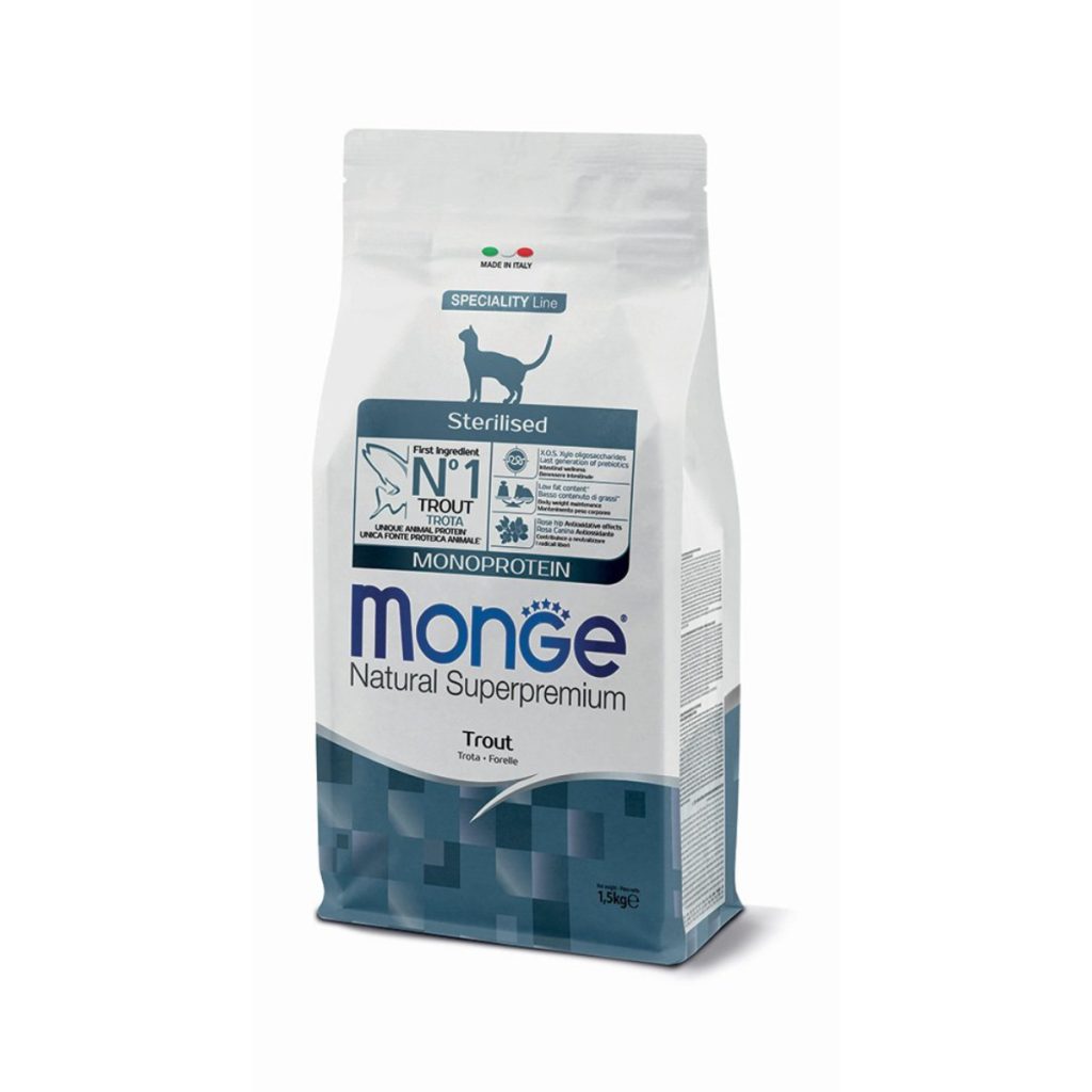 Monge Cat Monoprotein Sterilised Postrv