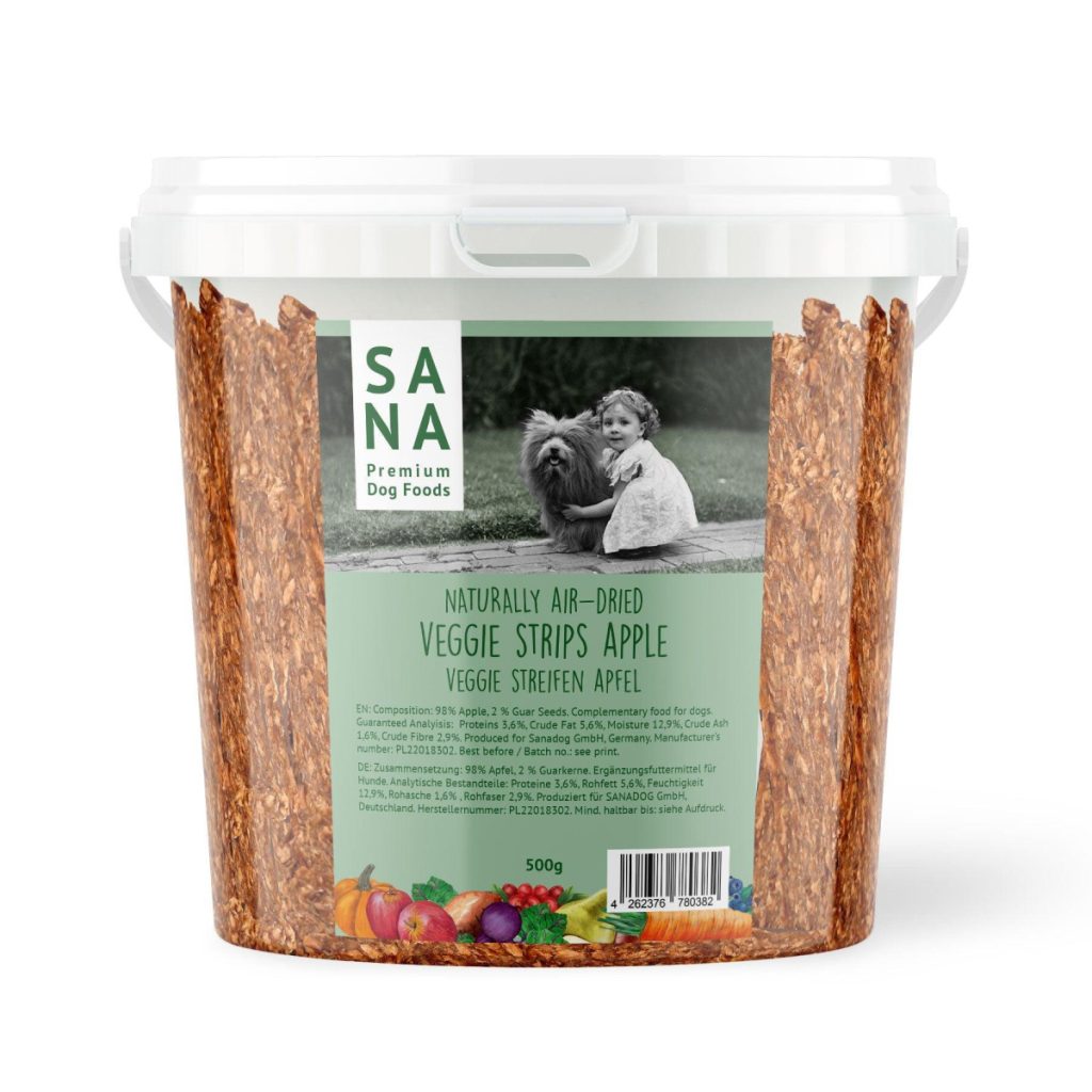 Sanadog Veggie Strips Jabolko (vedro)